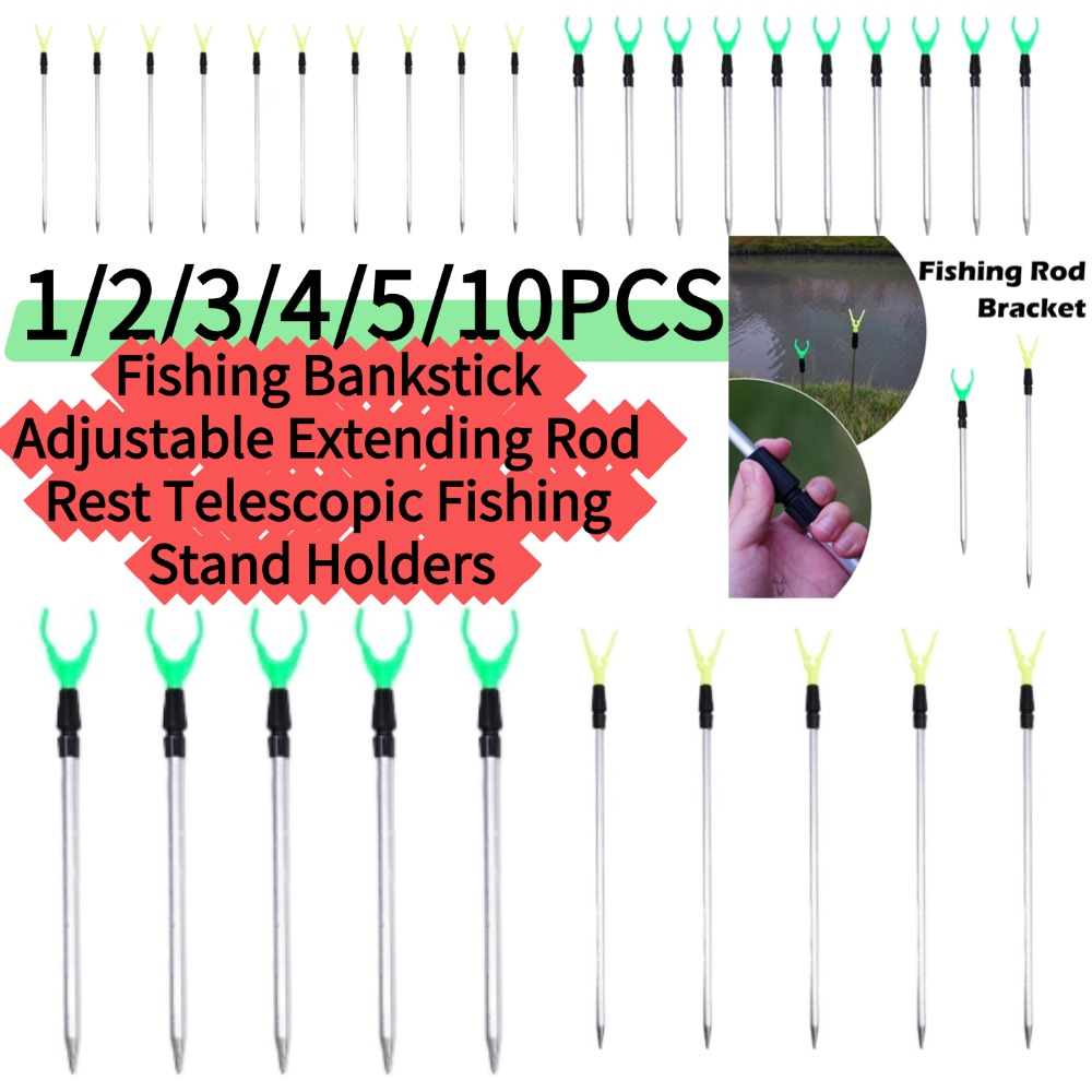 1/5/10pcs*50/80cm Fishing Bank - огляд і ціна Fishing Rod Casting