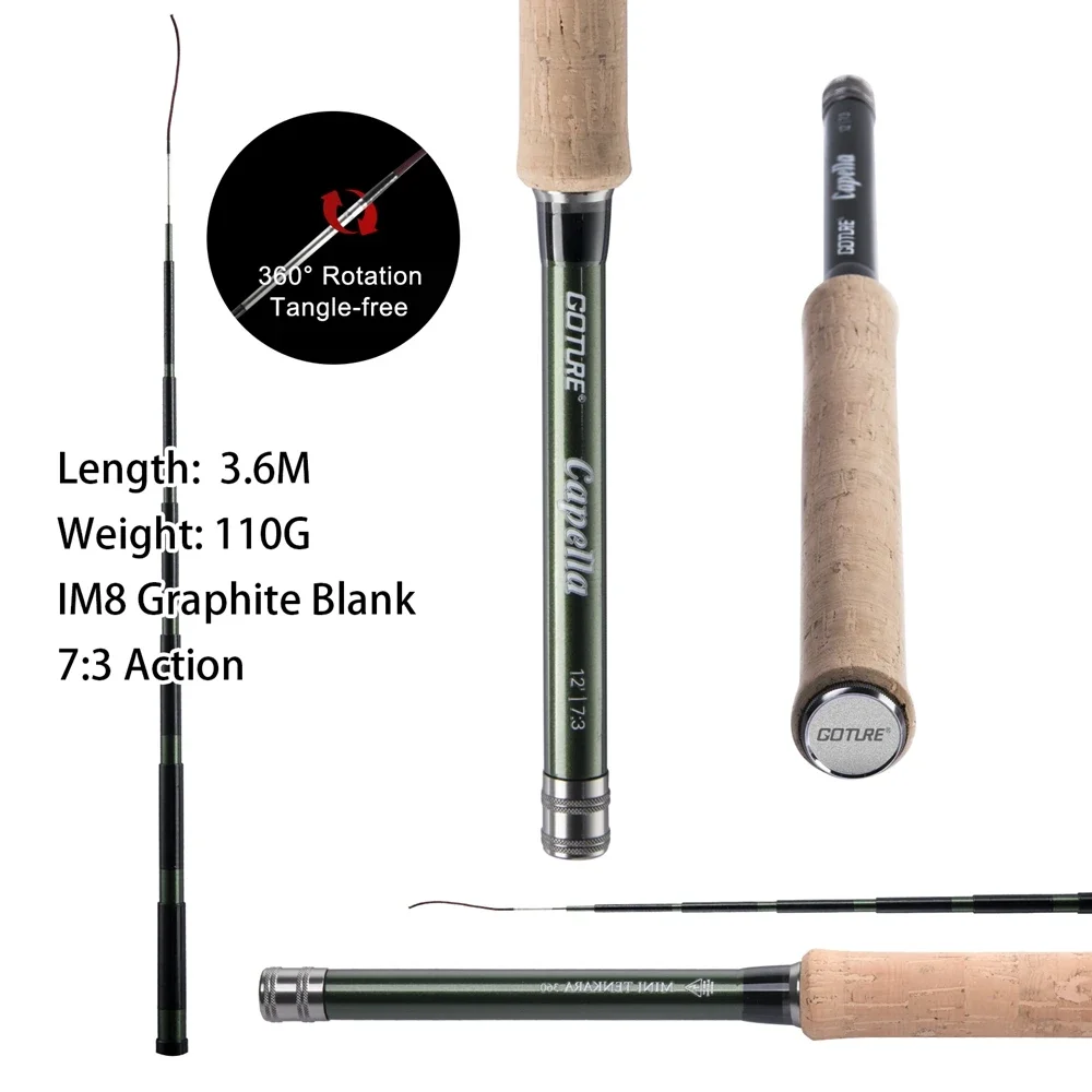 Goture 12FT Classical Tenkara  - огляд і ціна Fishing Rod Combo